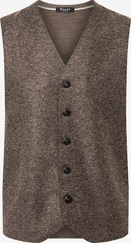 Vestes en maille MAERZ Muenchen en marron : devant