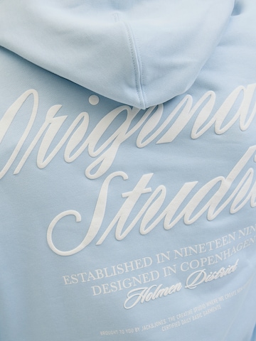 JACK & JONES Sweatshirt 'JORNORREBRO' in Blau
