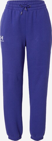 UNDER ARMOUR - Pantalón deportivo 'Essential' en azul: frente