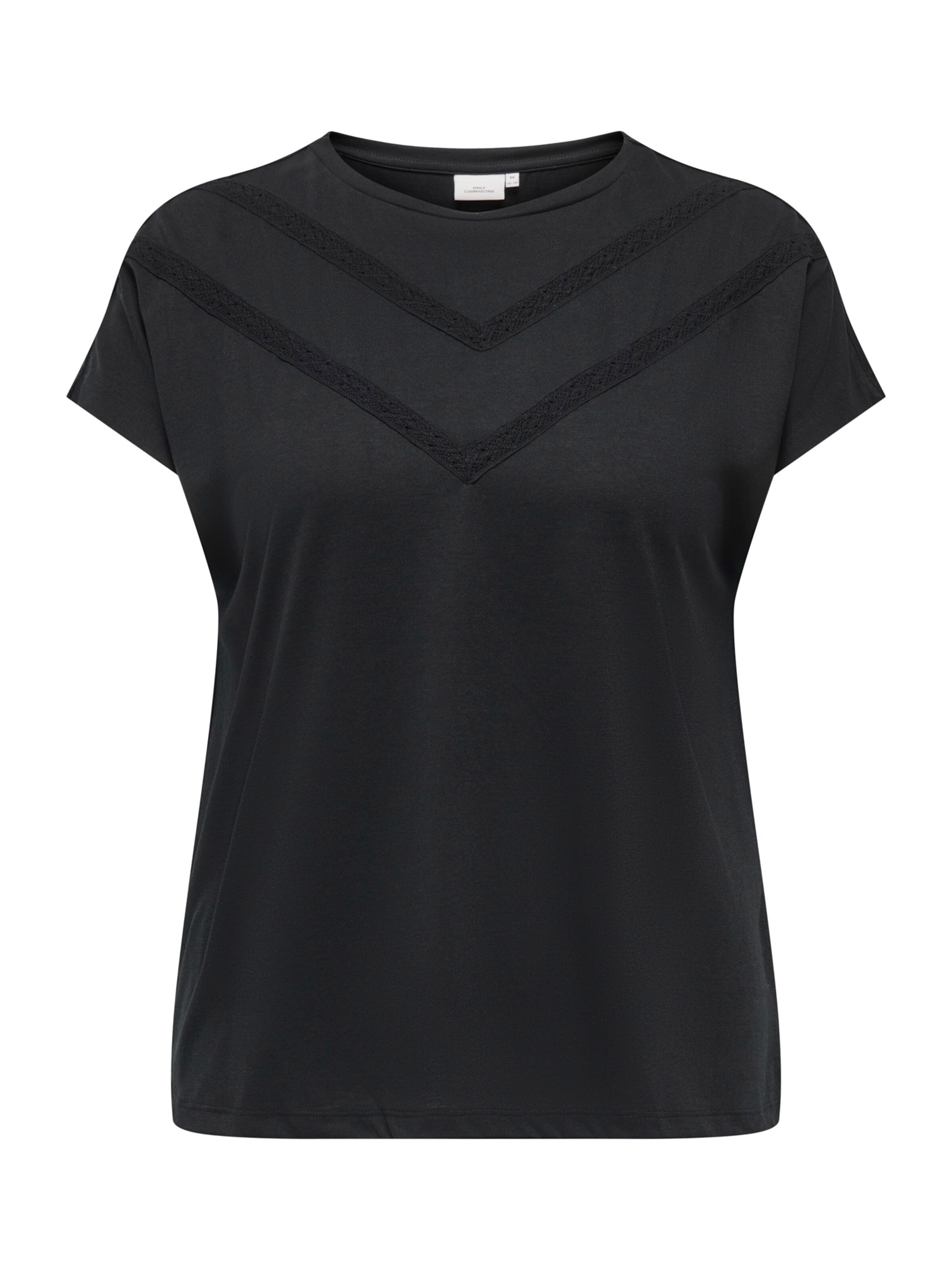 ONLY Carmakoma Majica 'CARCORAL' v velikosti XL-XXL  | črna barva, Prikaz izdelka