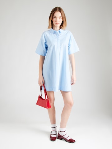 PIECES Kleid 'PCTonja' in Blau: Vorderseite