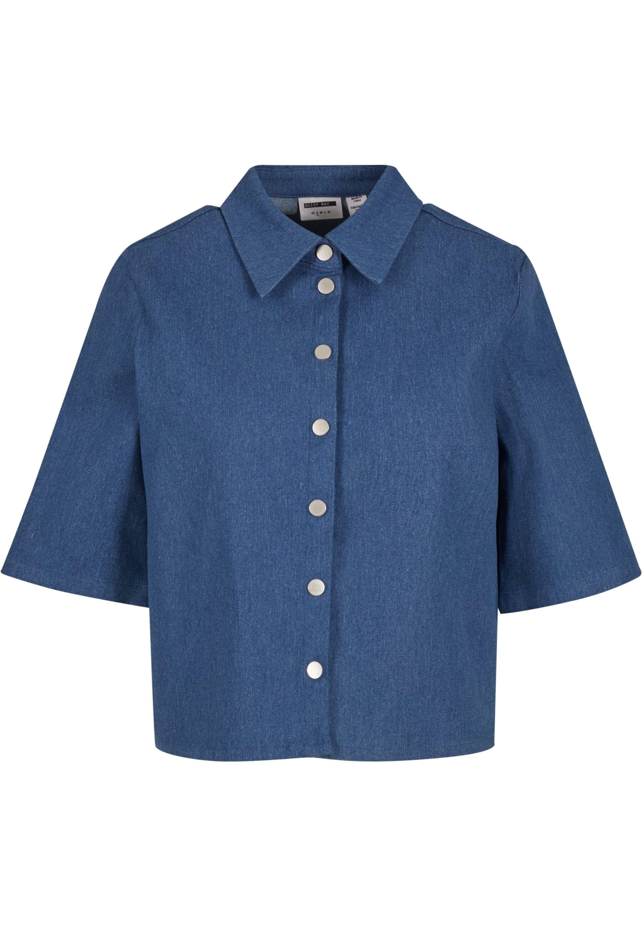 Chemisier 'NMNicki' Noisy may en bleu : devant