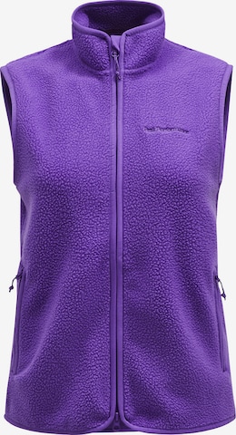 Gilet PEAK PERFORMANCE en violet : devant