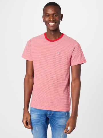 Tommy Jeans - Camisa em vermelho: frente