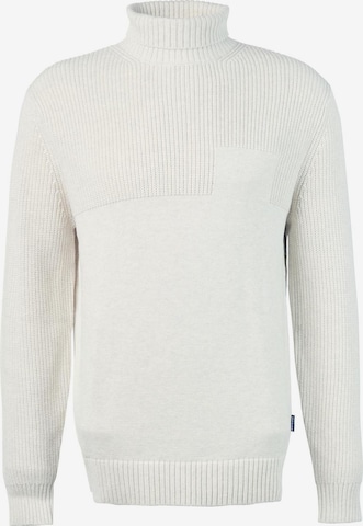 Barbour Sweater 'Steetley' in White: front
