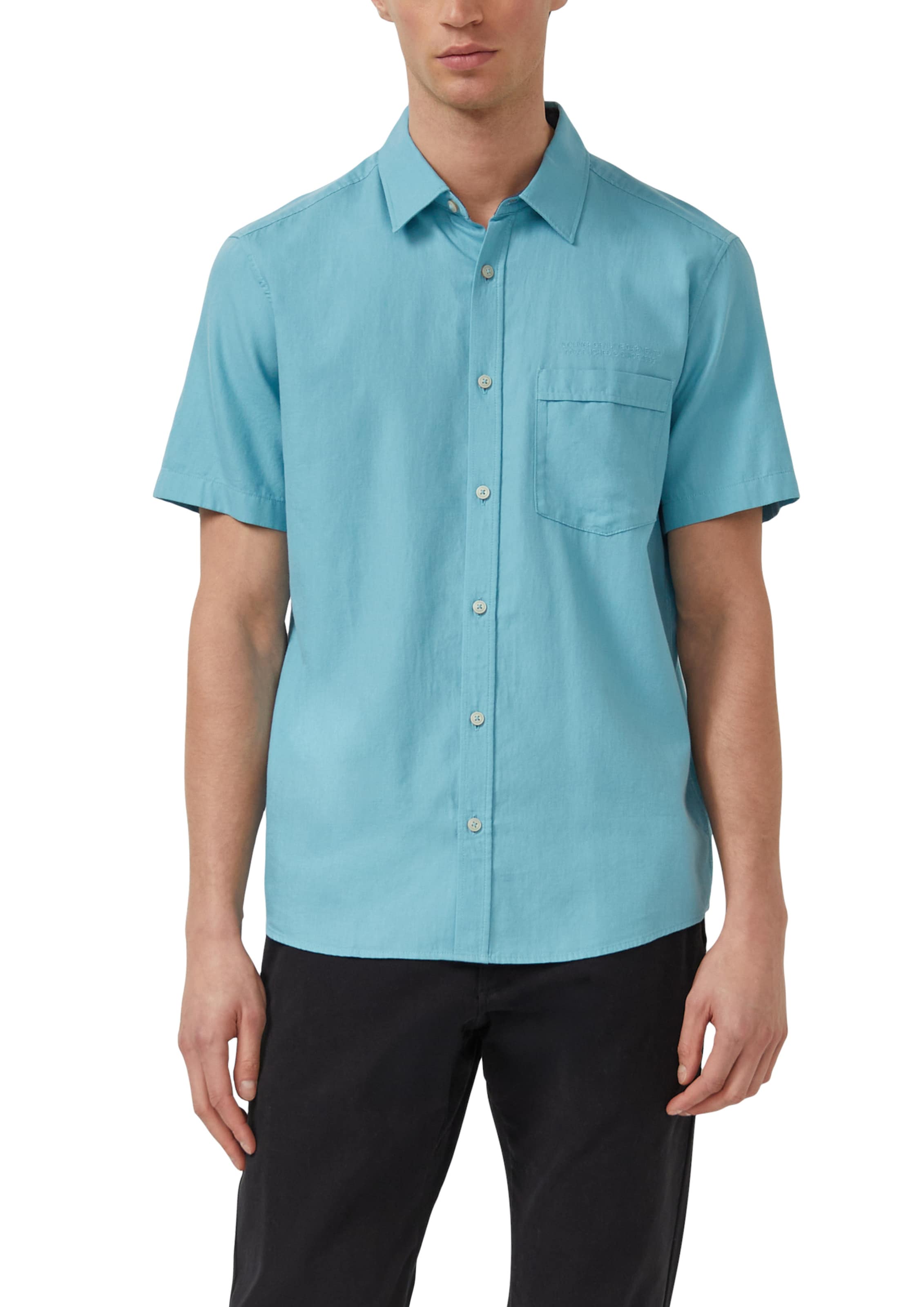 Regular fit Cămașă de la s.Oliver pe verde