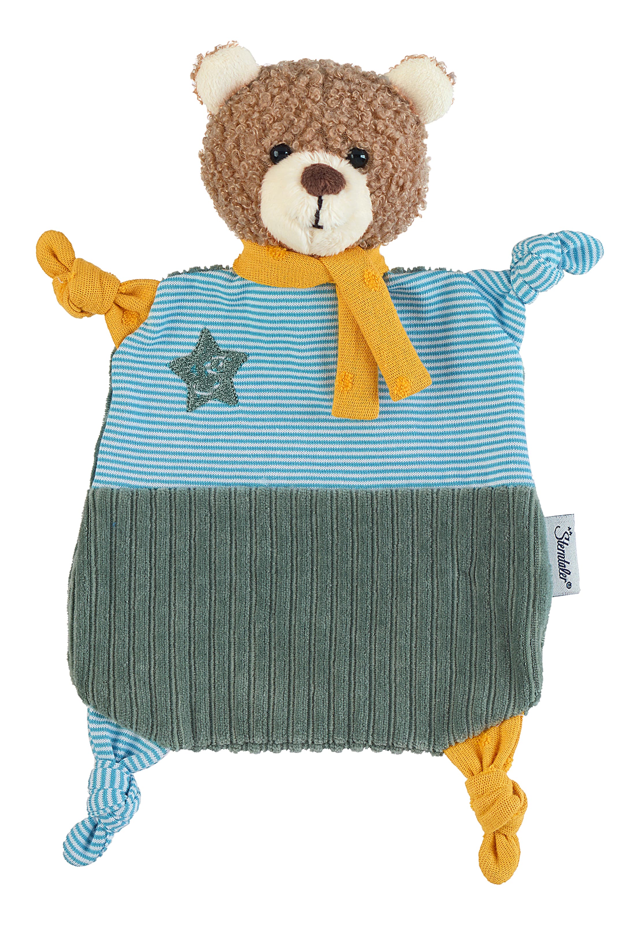 STERNTALER Schmusetuch ' Ben ' in Blau: Vorderseite