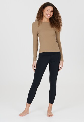 Athlecia Performance shirt 'Lankae' in Brown