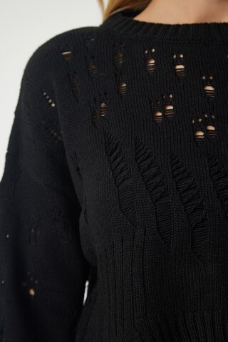Happiness İstanbul Pullover i sort