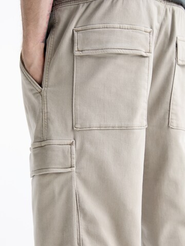 Pull&Bear Loose fit Cargo Pants in Grey