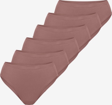 SLOGGI Slip 'GO Daily Cotton' in Brown: front