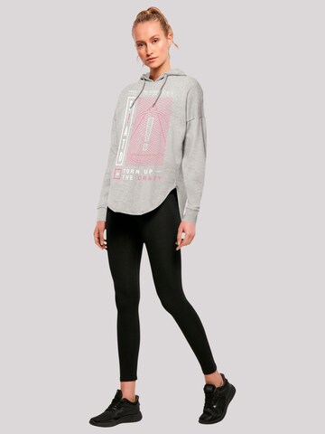 F4NT4STIC Sweatshirt 'Panic At The Disco Turn Up The Crazy' in Grau