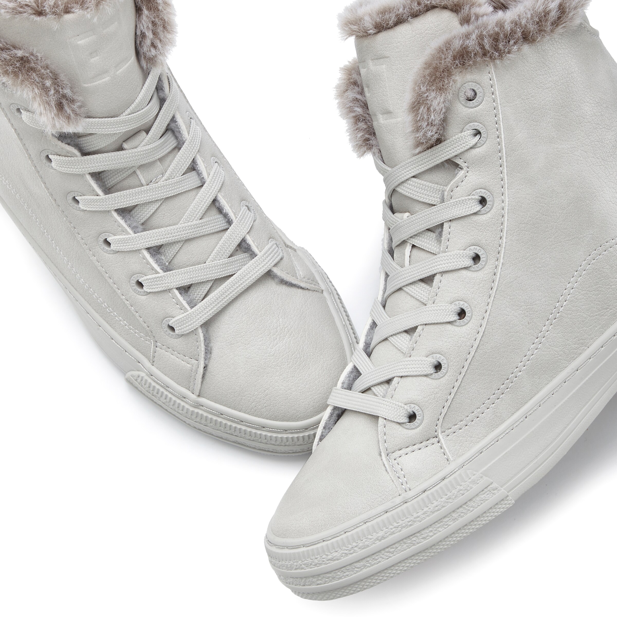 Elbsand Lace-Up Ankle Boots in Grey