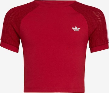 ADIDAS ORIGINALS - Camiseta en rojo: frente