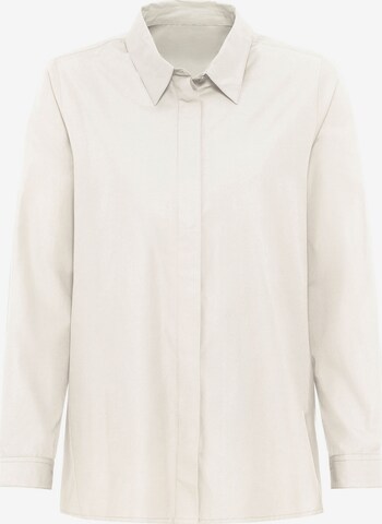 Camicia da donna di heine in beige: frontale