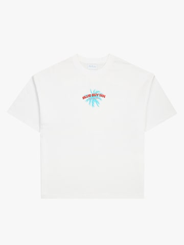 BLUE SKY INN - Camiseta 'Coconut Club' en blanco: frente