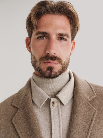 ABOUT YOU x Kevin Trapp Between-Seasons Coat in Beige