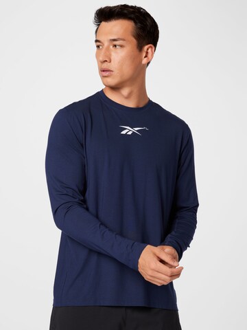 Reebok Performance Shirt in Blue: front