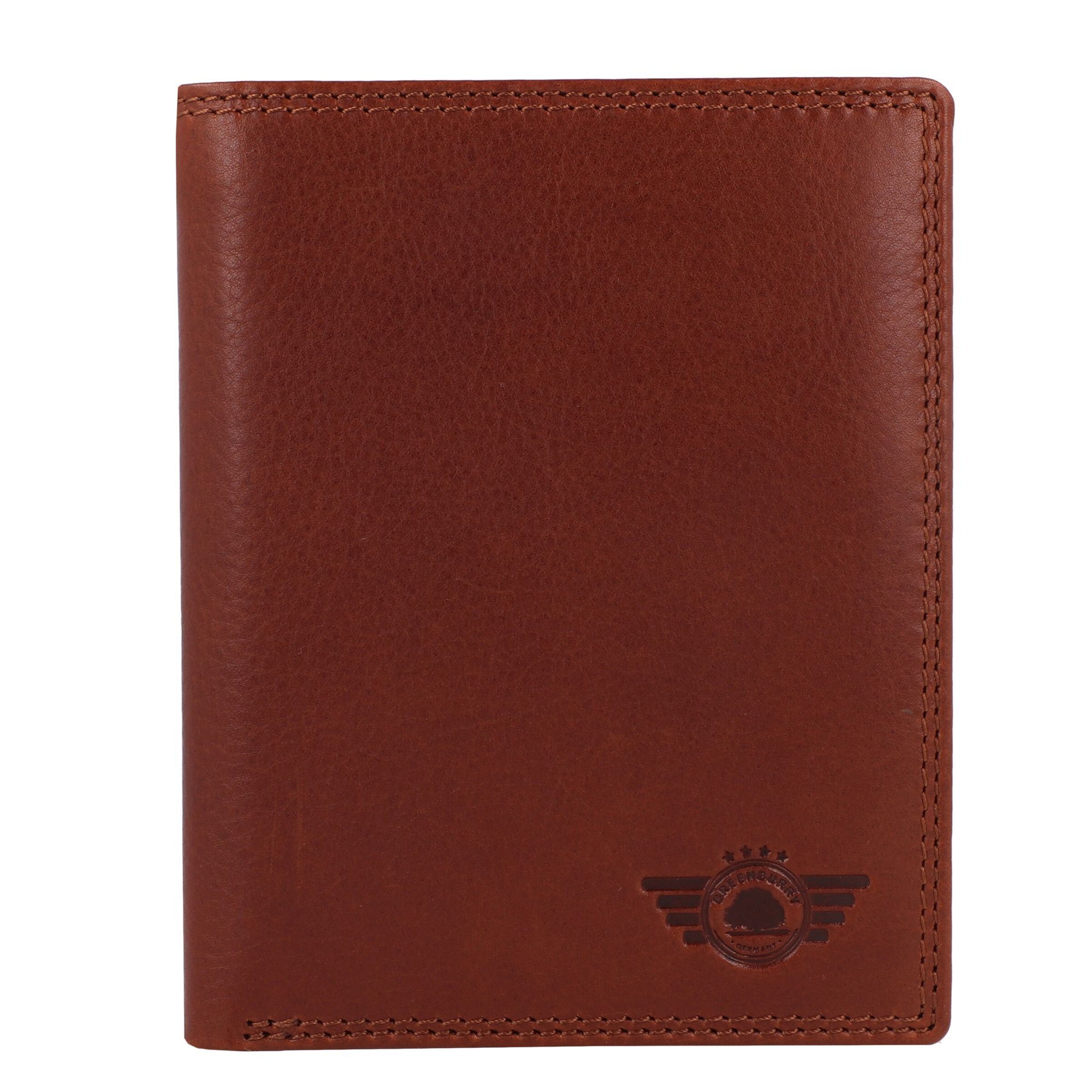 Porte-monnaies 'Vintage' GREENBURRY en marron : devant