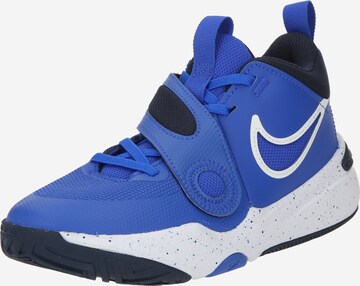 Nike Sportswear Спортни обувки 'TEAM HUSTLE' в синьо: отпред