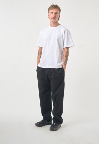 Cleptomanicx Shirt 'Boxy Tee Ligull Boxy Crop' in White