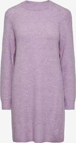 PIECES Knitted dress 'ELLEN ' in Purple: front