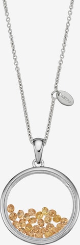 Astra Necklace in Silver: front