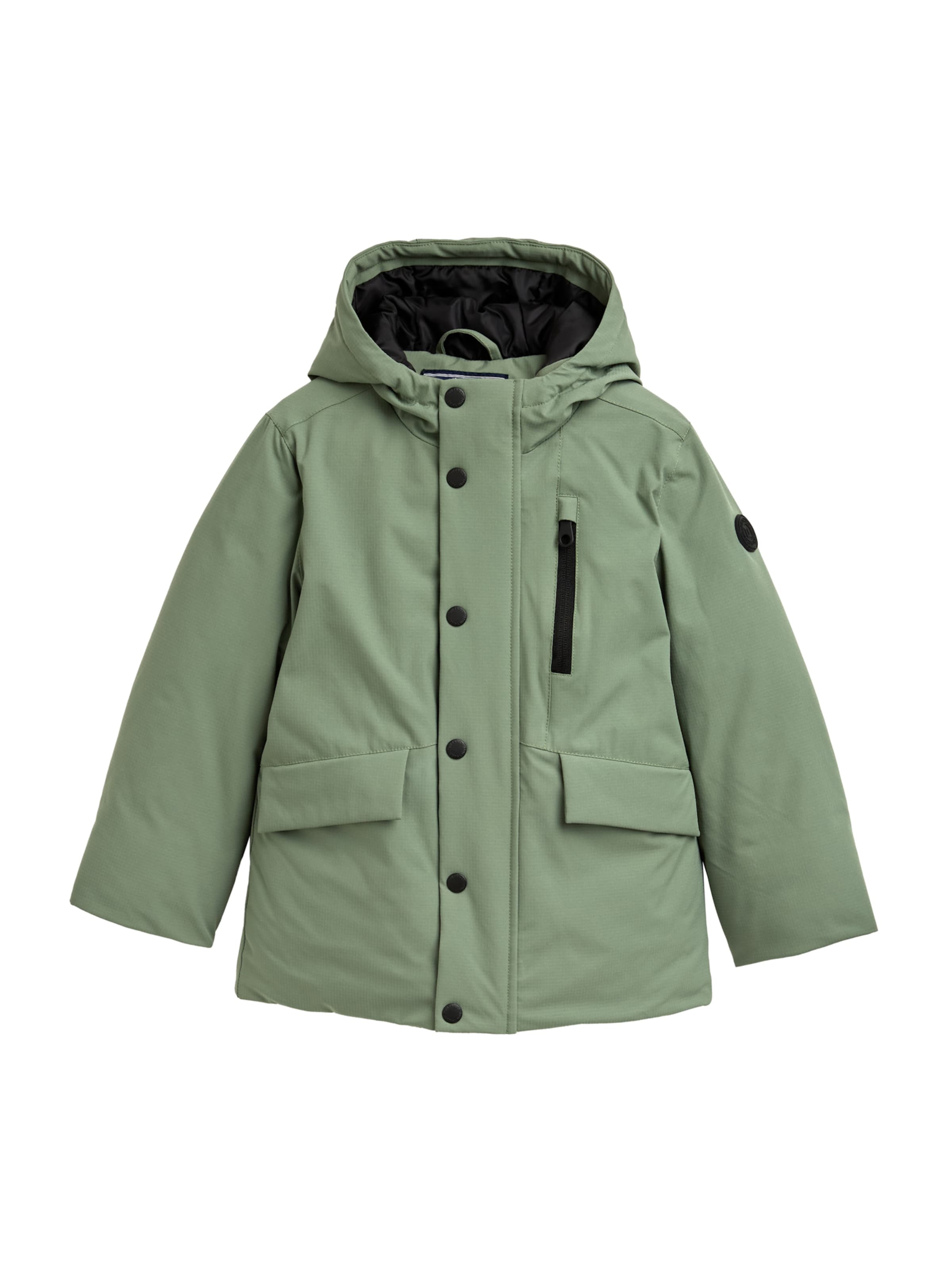 TOM TAILOR - Chaqueta de entretiempo 'Arctic' en verde: frente