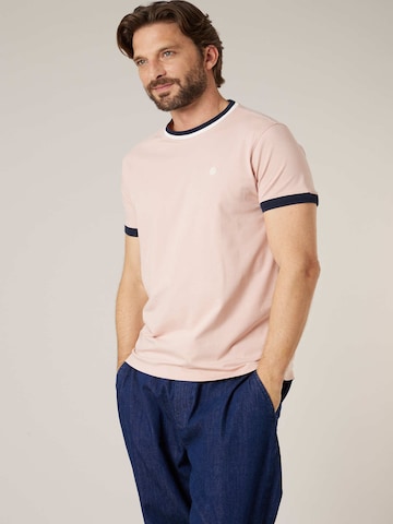 T-Shirt ' GABIN ' Deeluxe en rose : devant