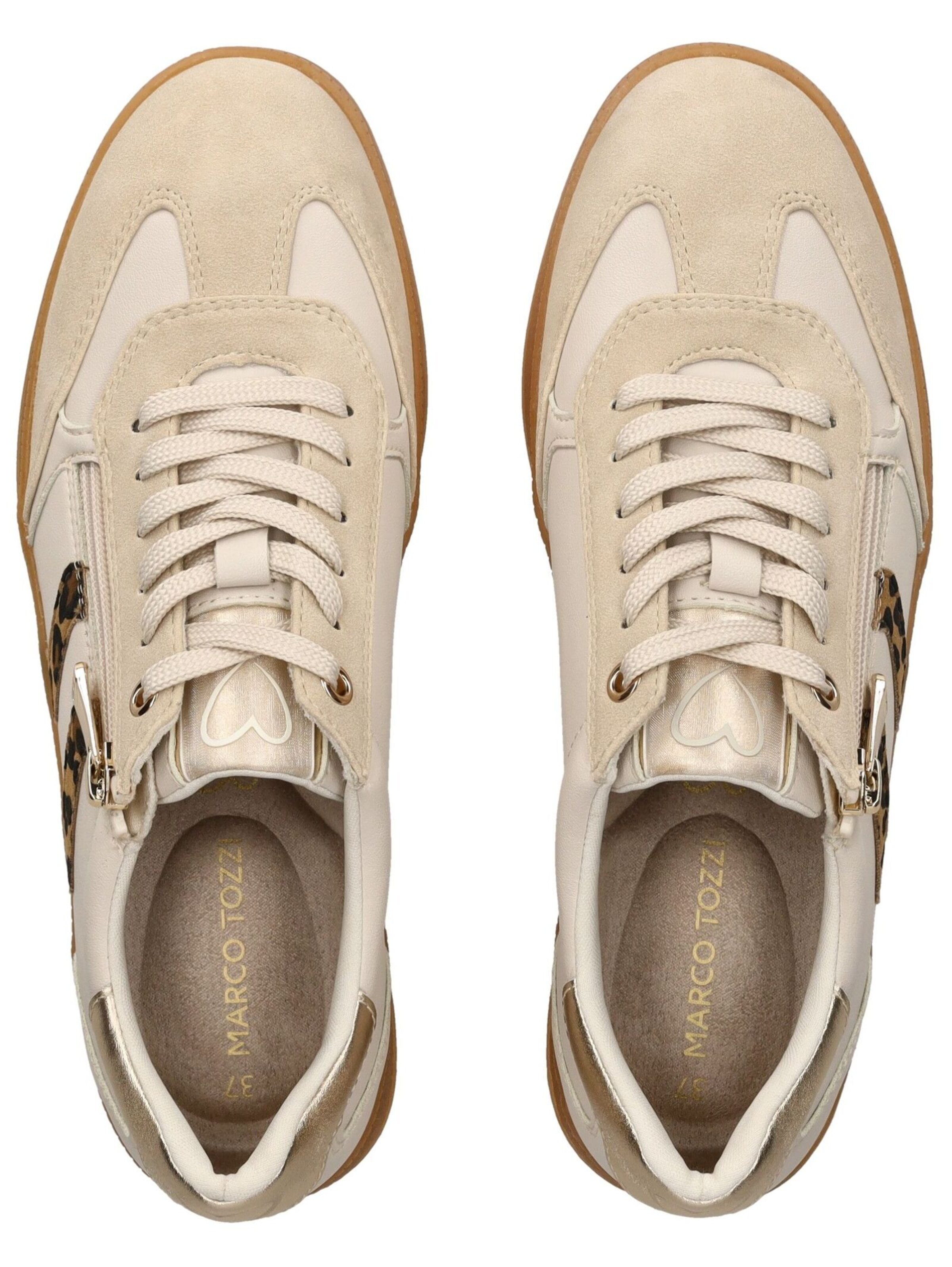 MARCO TOZZI Sneakers laag in Beige
