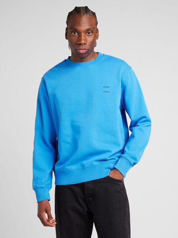 Samsøe Samsøe - Sudadera 'JOEL' en azul: frente