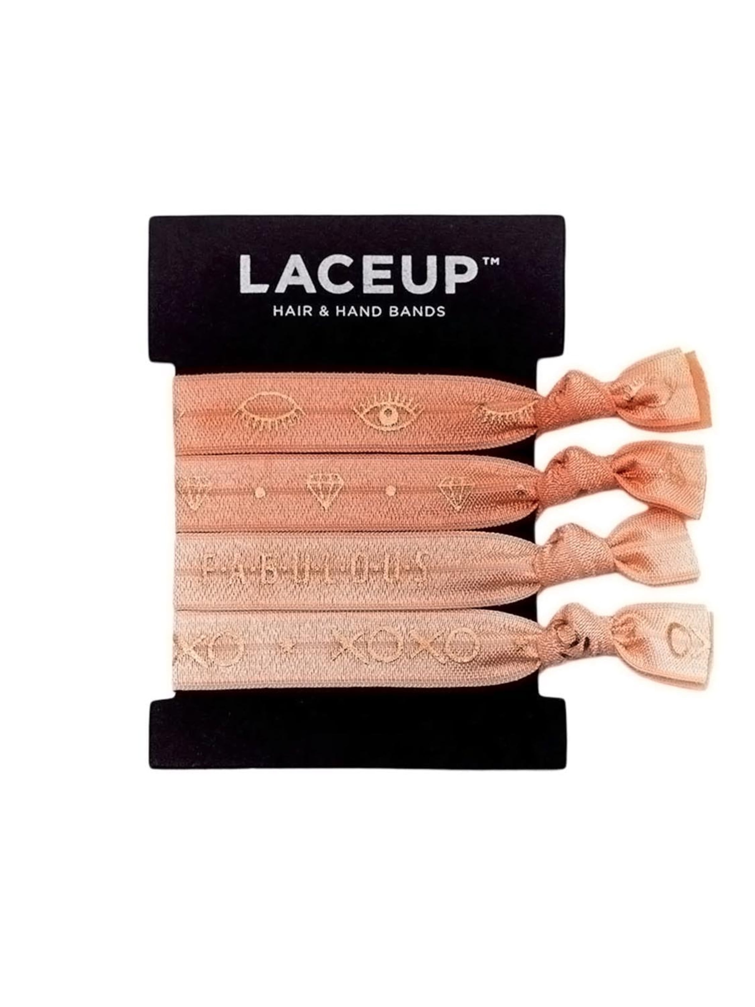 Bracelet 'Peachy' Laceup en orange