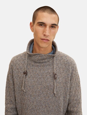 TOM TAILOR Pullover in Braun