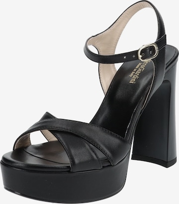 Nero Giardini Strap Sandals in Black: front