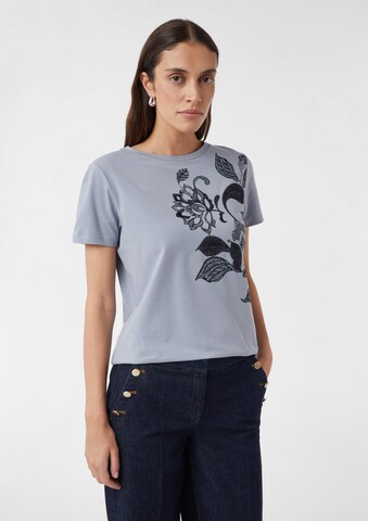 COMMA T-Shirt in Blau: Vorderseite