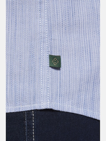 Charles Colby Comfort fit Button Up Shirt ' Duke Theodore ' in Blue