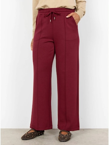 Wide leg Pantaloni ' SC-BANU ' di Soyaconcept in rosso