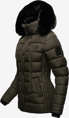 MARIKOO Winterjacke 'Qesraa' in Grau