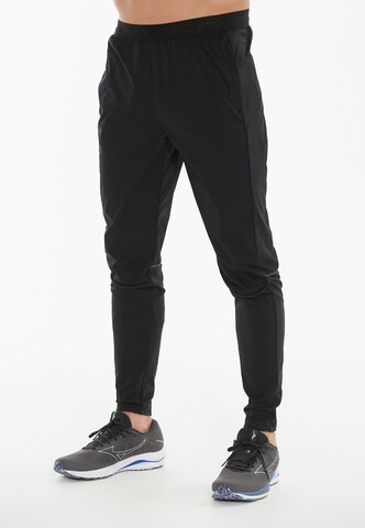 ENDURANCE Slim fit Workout Pants 'Vinge' in Black: front