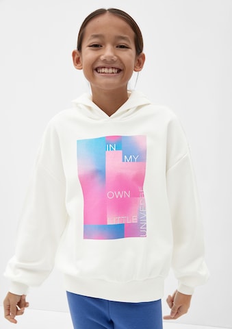 s.Oliver Sweatshirt in White: front