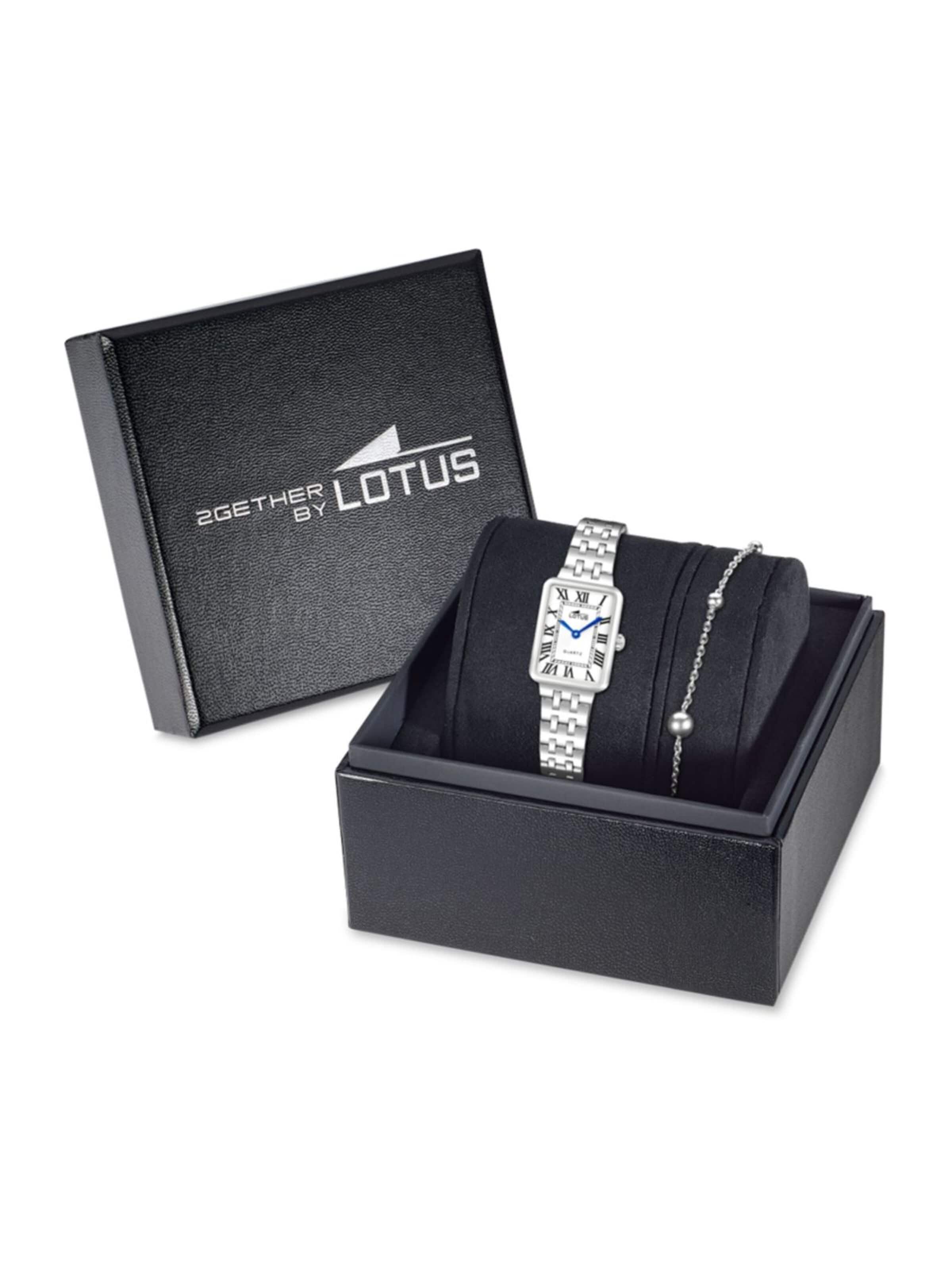 Lotus Analoog horloge in Wit