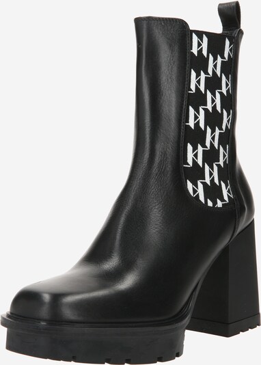 Karl Lagerfeld Μπότες chelsea 'VOYAGE VI' σε μαύρο / λευκό, Άποψη προϊόντος