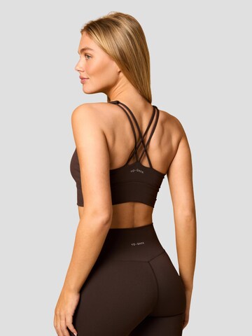 YO-GAYA Bustier Sport bh in Bruin