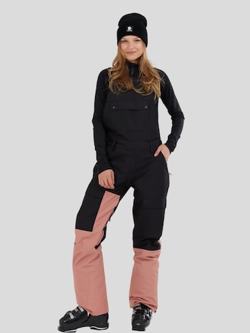 Regular Pantalon fonctionnel 'Sakura ECO Bib' Fundango en gris : devant