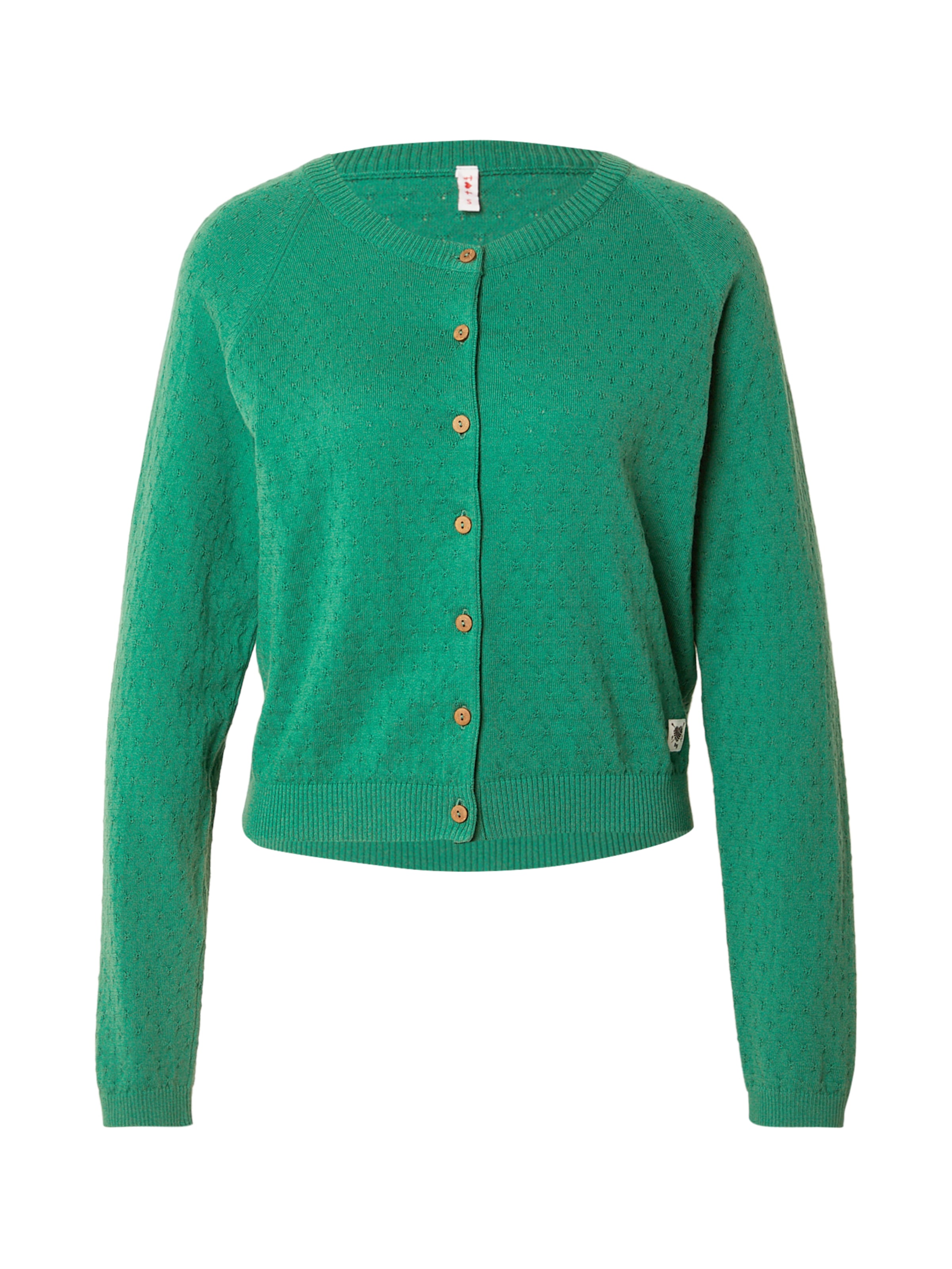 Cardigan 'Sweet' Blutsgeschwister en vert : devant