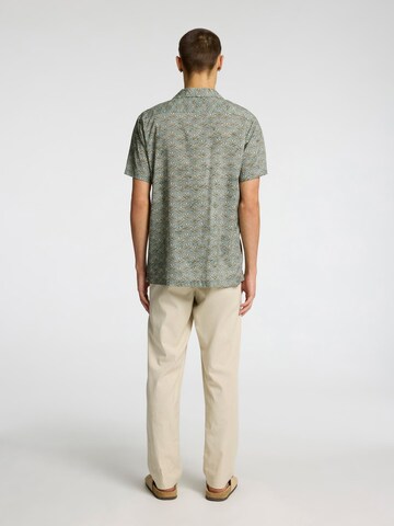 SELECTED HOMME Regular Fit Skjorte 'SLHAir' i grøn