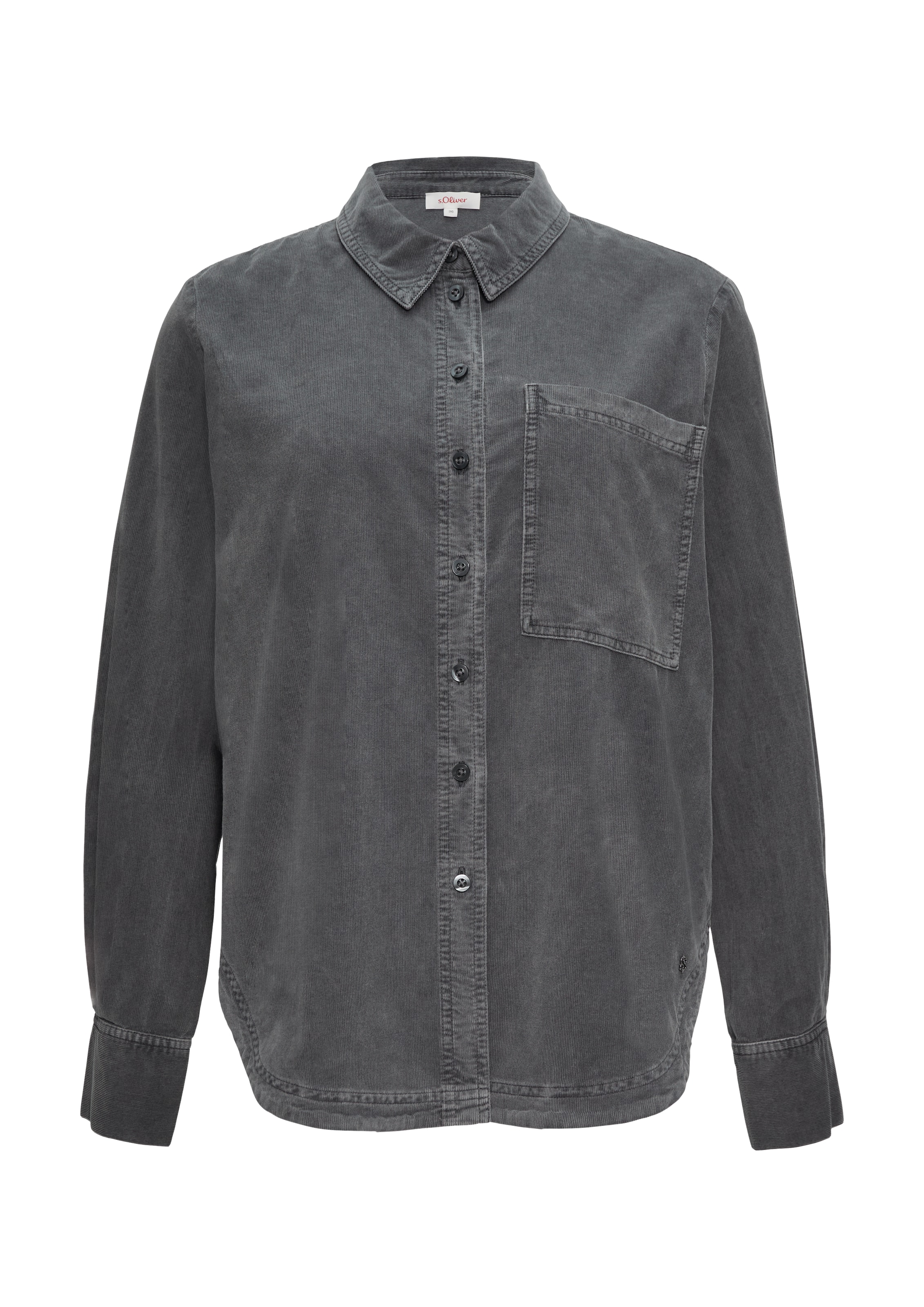 s.Oliver Blouse in de kleur Antraciet, Productweergave