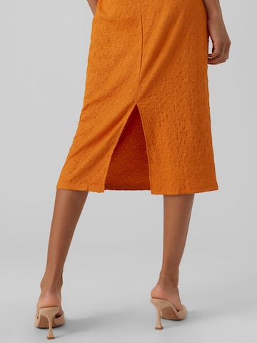 VERO MODA Spódnica 'Eya' w kolorze pomarańczowy