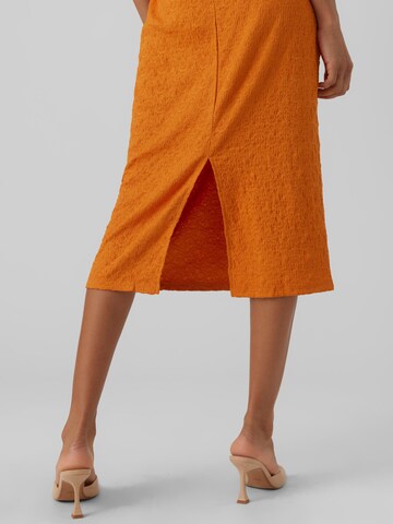 Jupe 'Eya' VERO MODA en orange