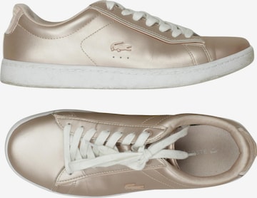 LACOSTE Sneaker 40 in Gold: Vorderseite